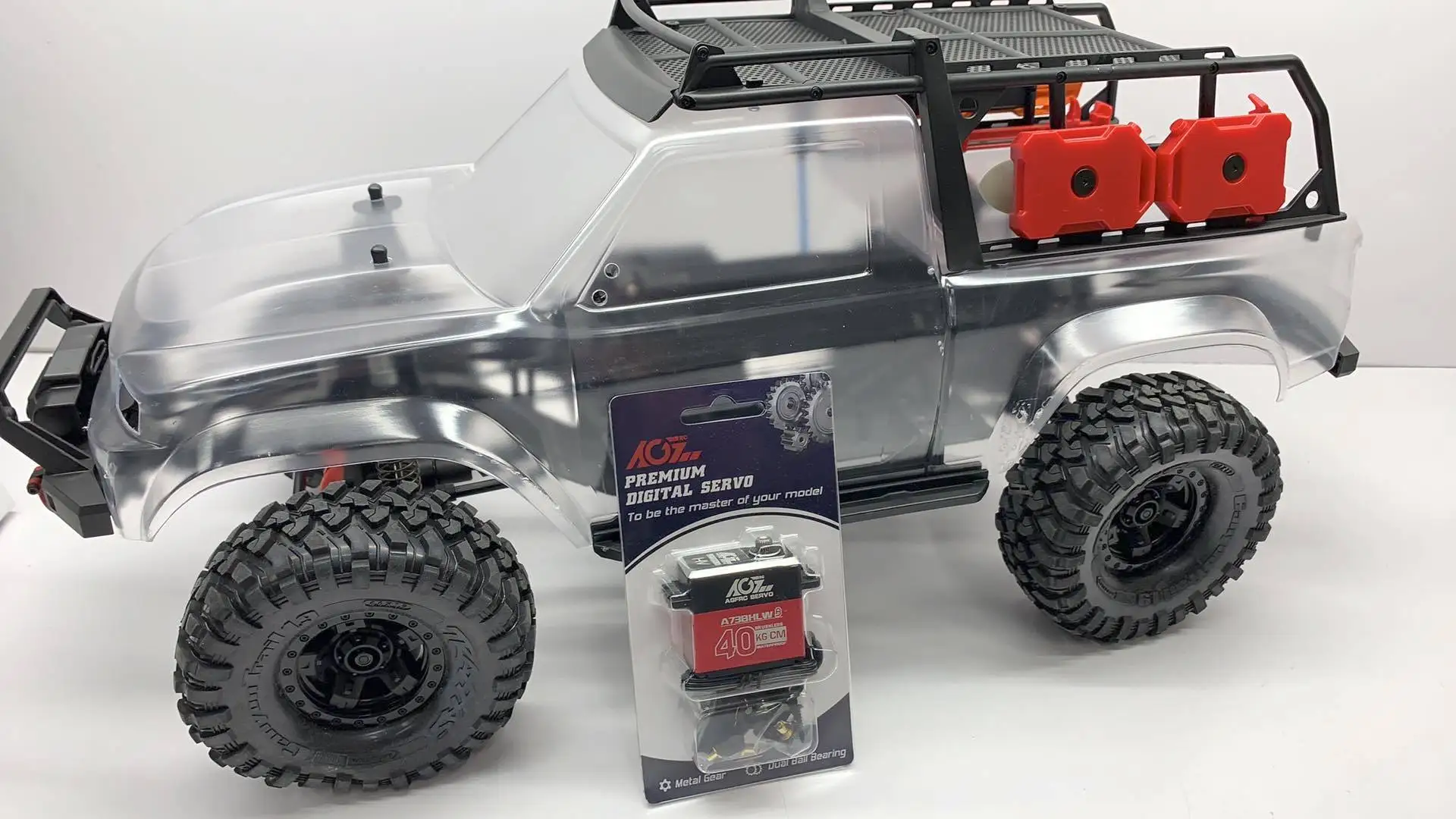 AGFRC A73BHLW V2 40KG 0.10Sec Superb Torque Brushless Waterproof Digital Servo For RC Models
