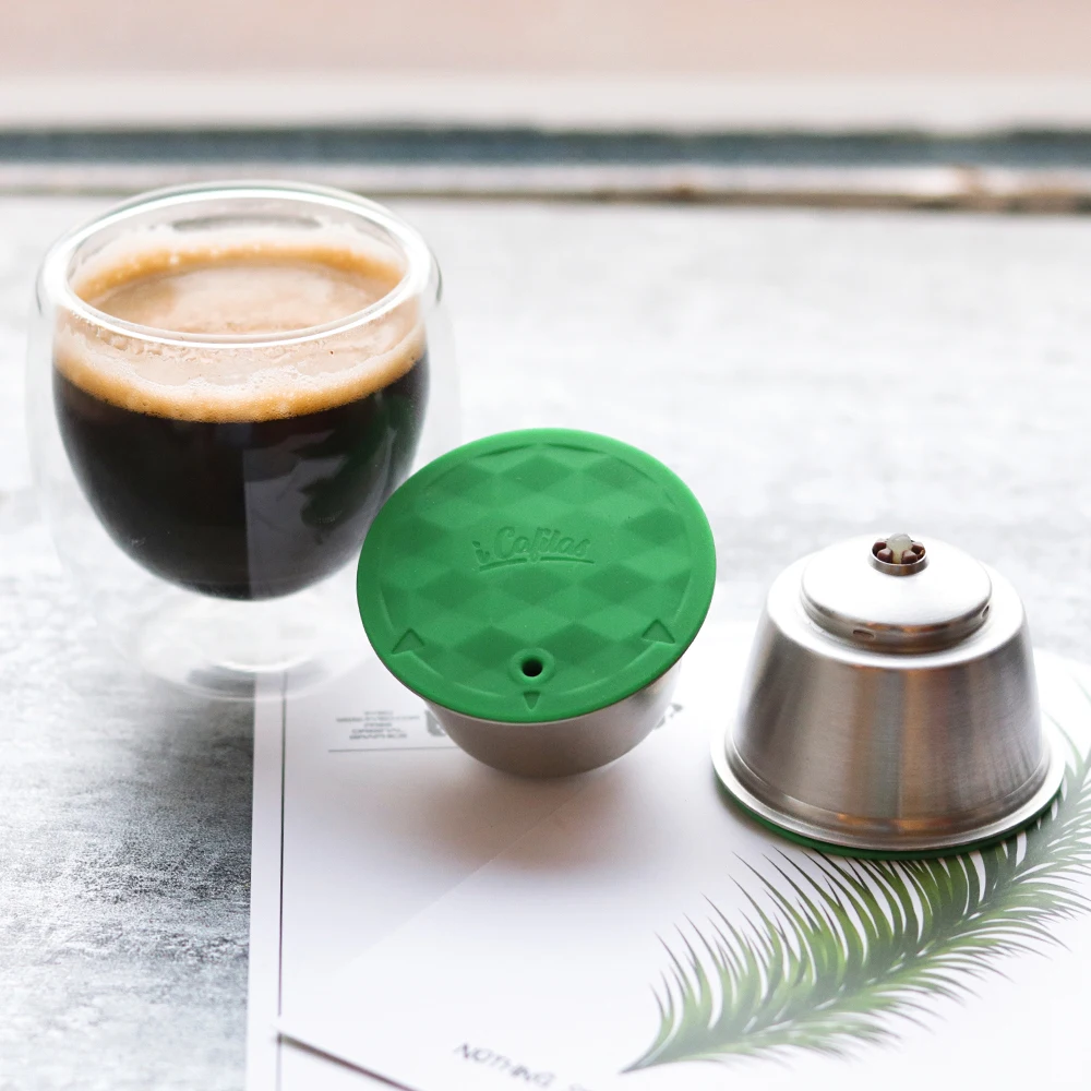Reusable Coffee Capsule For Nescafe Dolce Gusto Stainless Steel Coffee Filter Pod for Circolo & Mini Coffee Maker Machine