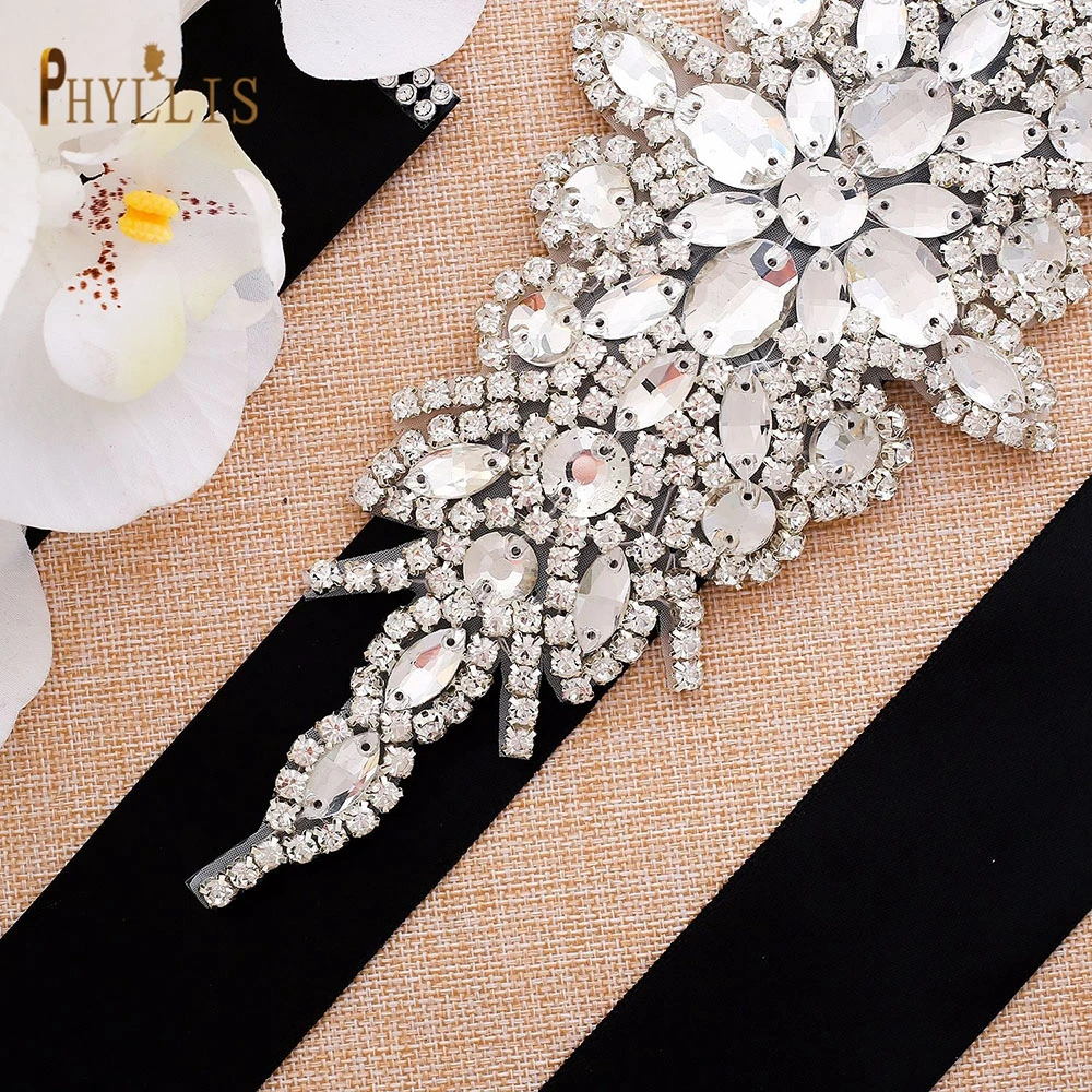 S02 Diamond Belts for Women Dresses Ivory Bride Sash Belt Rhinstone Belt Maternity Dress Sash Party Belt Bridal Crystal Belt