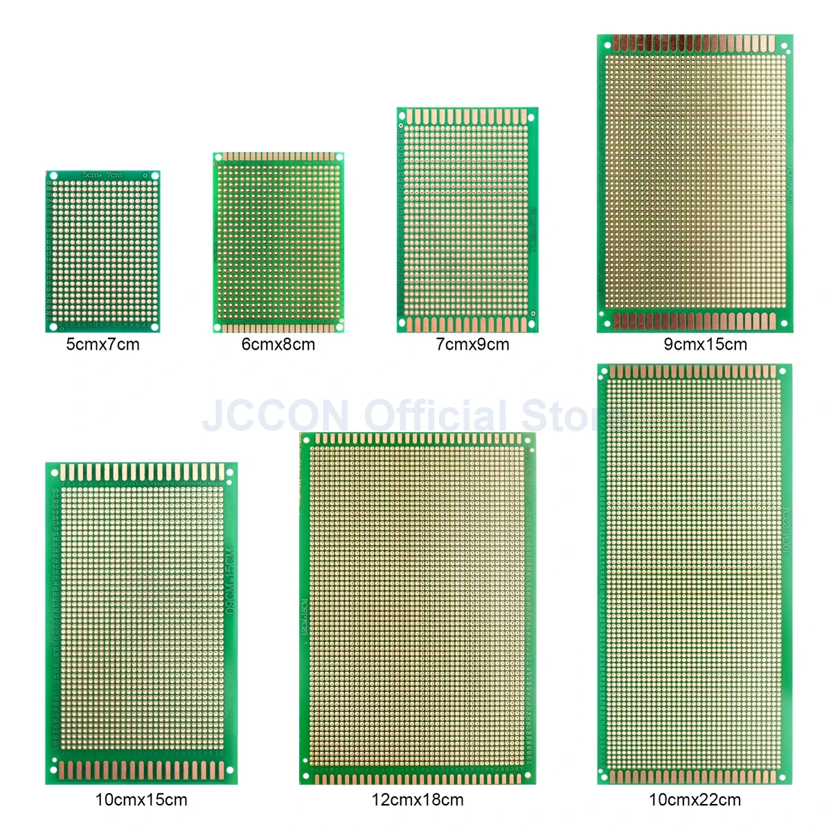 2Pcs PCB Prototype Board Circuit Protoboard Universal DIY Single Hole Soldering Plate 5x7 6x8 7x9 9x15 10x15 10x22 12x18 cm