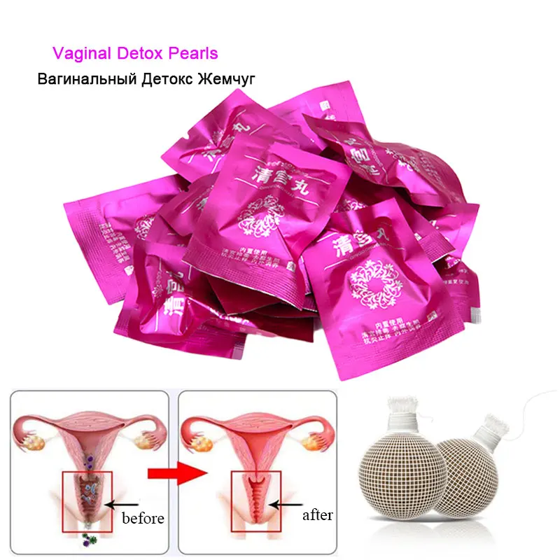 10pc Vaginal Detox Pearls for Women Beautiful Life Point Tampons Chinese Medicine Swab Tampons Discharge Toxins Gynaecology Pad