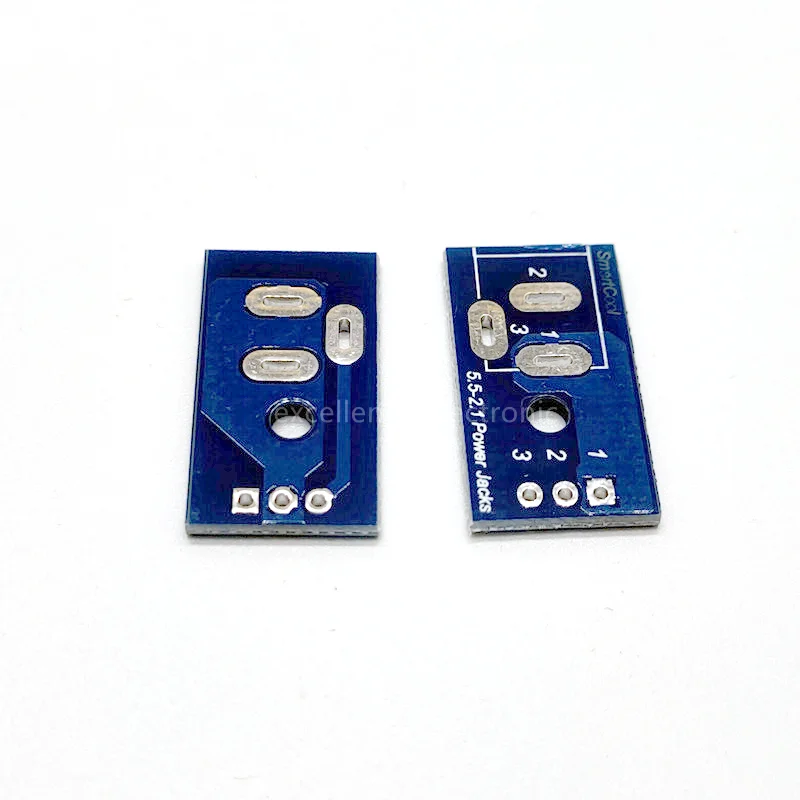 2pcs 5.5-2.1 Power Jacks DC005 To DIP Adapter Converter Circuit Board DC Power Socket Breadboard Interface Test Conversion Board