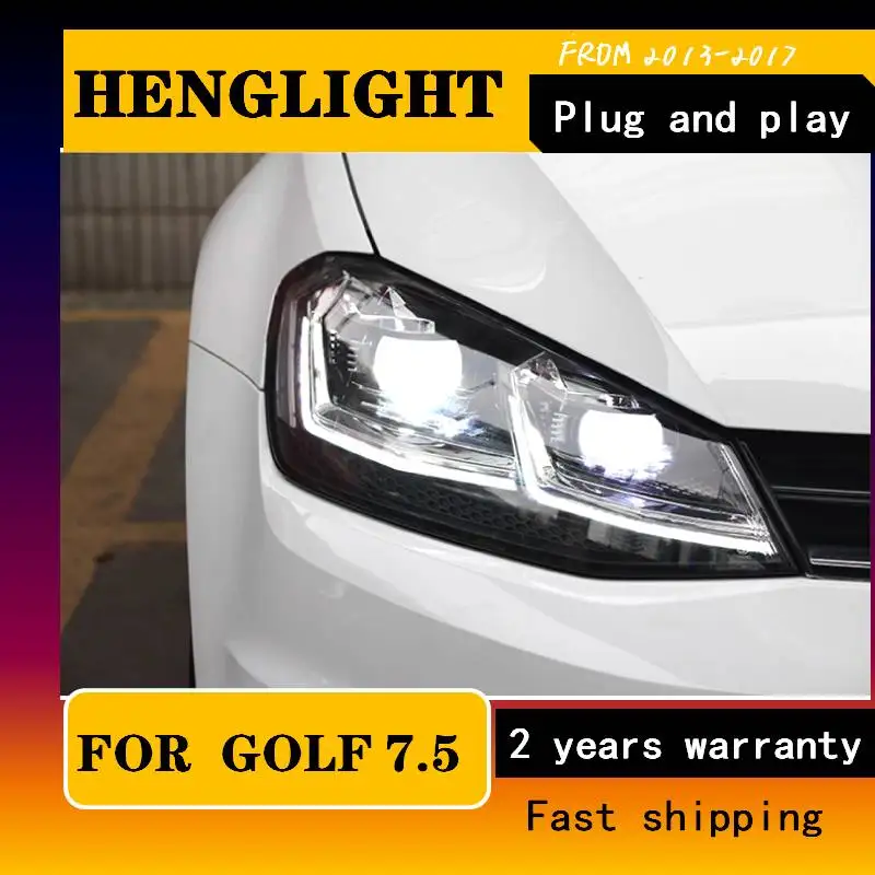 Car Styling for VW Golf 7.5 LED Headlight 2018 New Golf 7 Headlights DRL Hid Head Lamp Dynamic Signal Bi Xenon Accessories