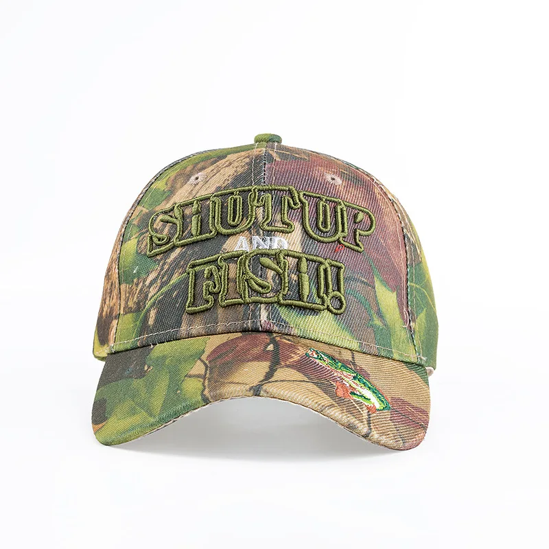 Camouflage nuovo cappello da uomo adulto anatra lingua cappello da donna grande fascia ricamo all\'ingrosso cappello da Baseball tendenza