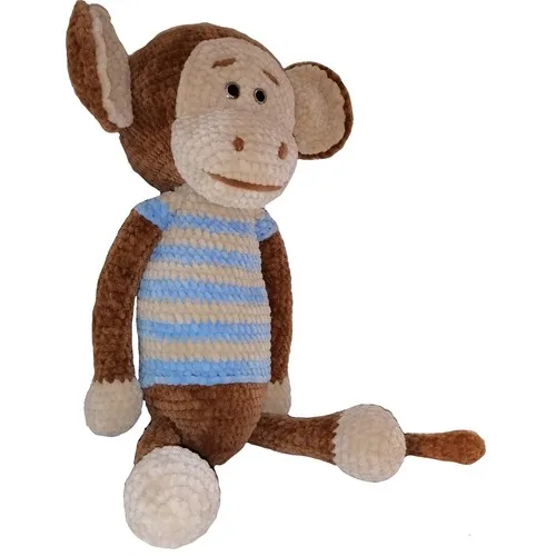 Amigurumi Mesh Baby Monkey Sleeping Friend