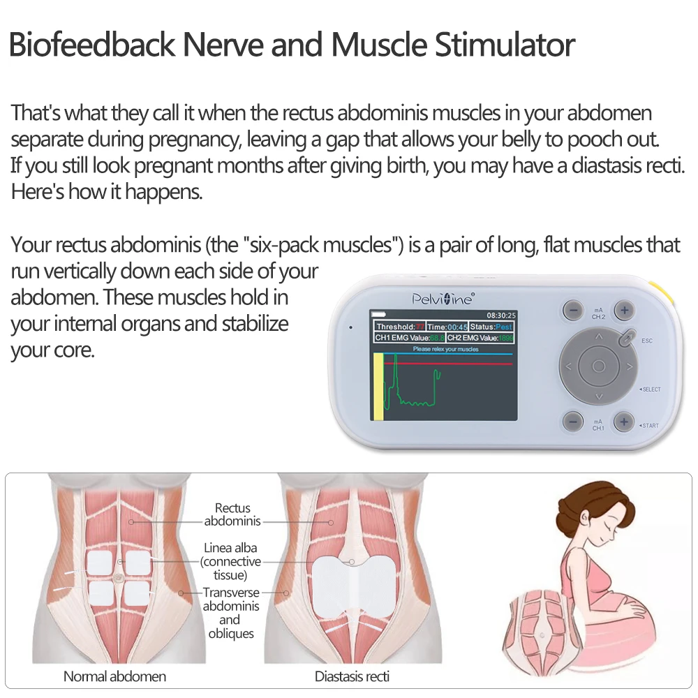 Biofeedback EMG therapy Pelvic floor Electric&POP&FPFD incontinence uterine Improve intimate sensation Kegel Game Trainer