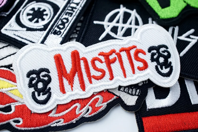 Bands Iron On Patches Apparel Sewing Fabric Handmade Appliques For Clothing Punk Rock Stickers Badges Parche