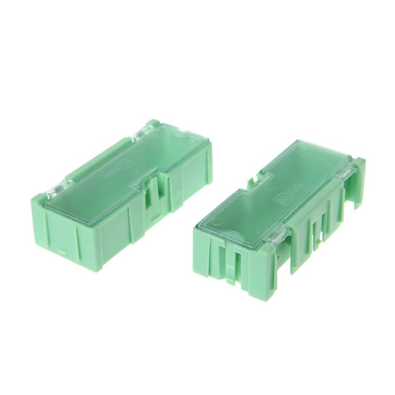 Mini SMT Electronic Box IC Electronic Components Storage Case 75x31.5x21.5mm Dropshipping