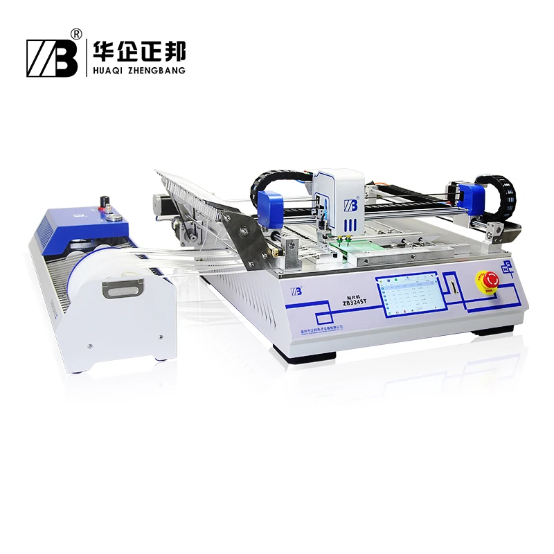 ZB3245T High Precision Small Smt Pick And Place Machine SMD 2 Head High Speed PCB Assembly Machine Automatic Chip Mounter