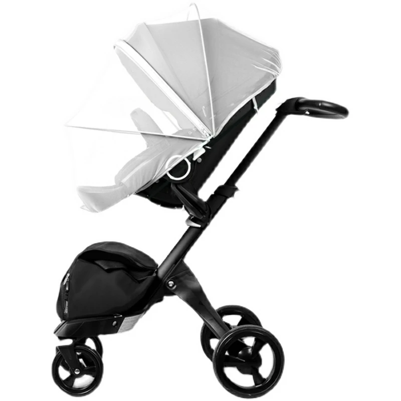 Moustiquaire Pour Dsland Xplory V3 V4 V5 V6 B-BEKO Scoot Série Bébé Trollery Version Personnalisée Avec Double Fermeture Éclair Broderie