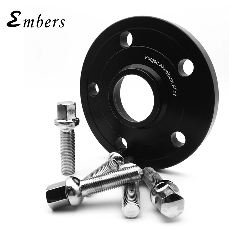 Embers Wheel Spacers For Mercedes Benz BMW G05 G20 G21 Audi PCD 5x112 CB 66.6mm Wheel Hub Widening Forged Aluminum 2PCS
