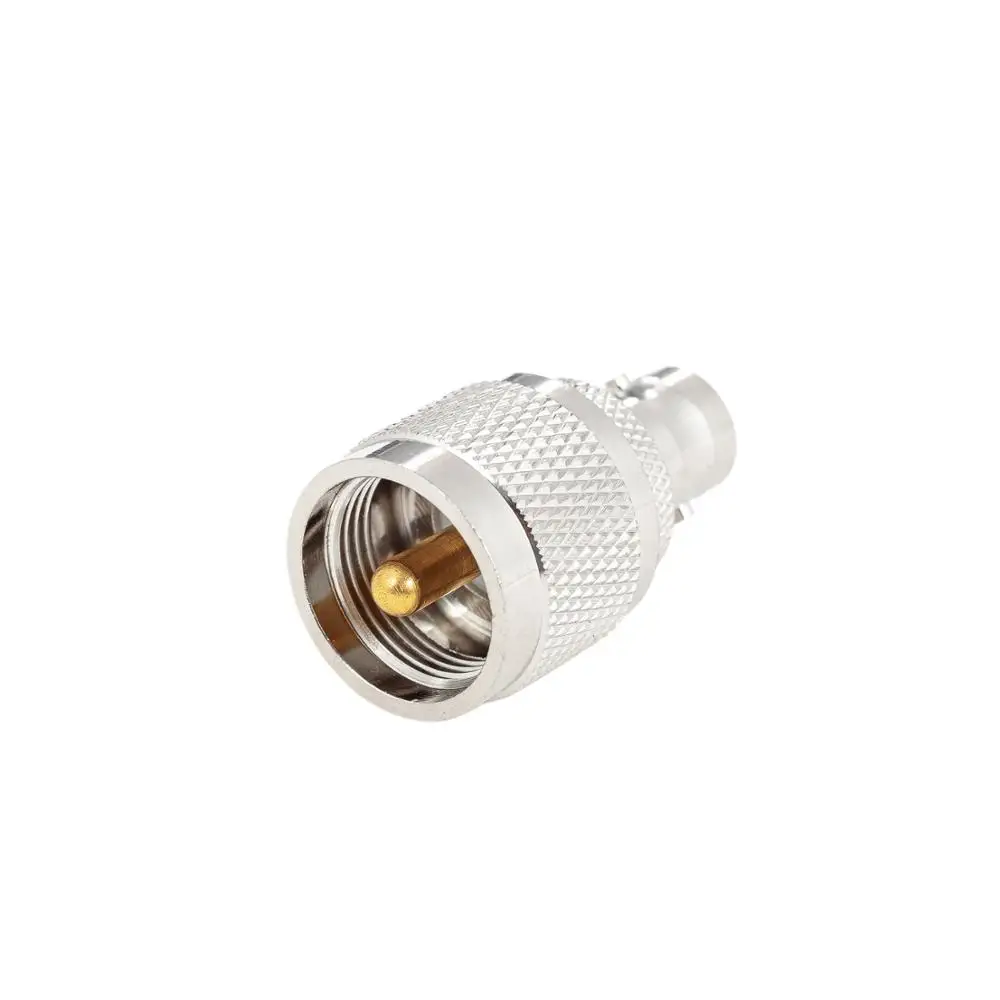 BNC Female to PL259 UHF Male Connector, 5pcs Straight RF Coaxial BNC to PL-259 Adapter