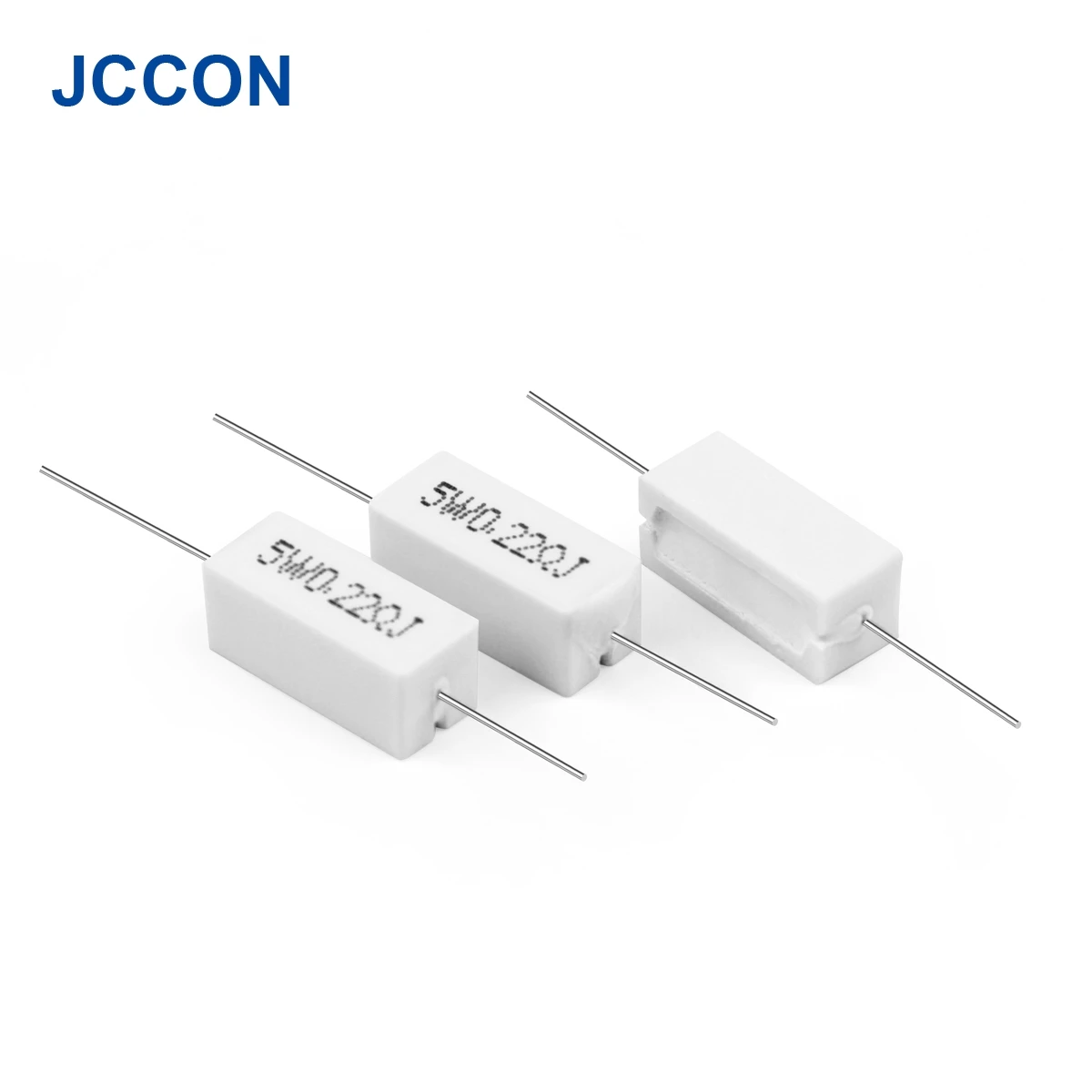 10 Buah Resistor Semen Tahan Daya 5W 5% 0.1 ~ 10K 0,1r 0, 5R 10R 100R 0.22 0.33 0.5 1 2 5 8 10 15 20 25 30 100 1K 10K Ohm