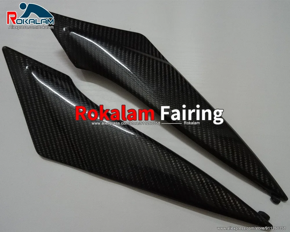 

Carbon Fiber Tank Side Covers Panels Fairings For Suzuki GSXR600 GSXR750 K11 2011 2012 2013 2014 GSX-R600 GSX-R750 11-14 Parts