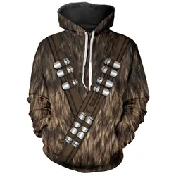 Adult Print Sweatshirt Pullover Coat Star Cosplay War Hoodie Plus Size 3XL Clothing