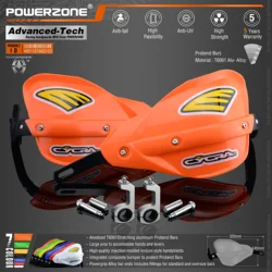 Ручки Powerzone Probend для Honda KTM ADV EXC EnduroHusqvarna TE CRF WRF DRZ KLX, руль для мотоцикла, велосипеда, квадроцикла