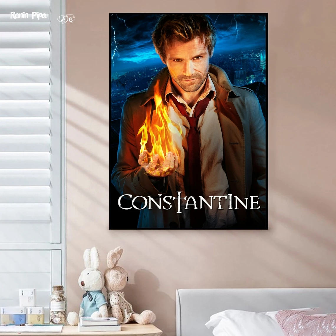 Constantine Movie Poster Art Print Canvas Painting Wall Pictures Living Room Home Decor (No Frame)