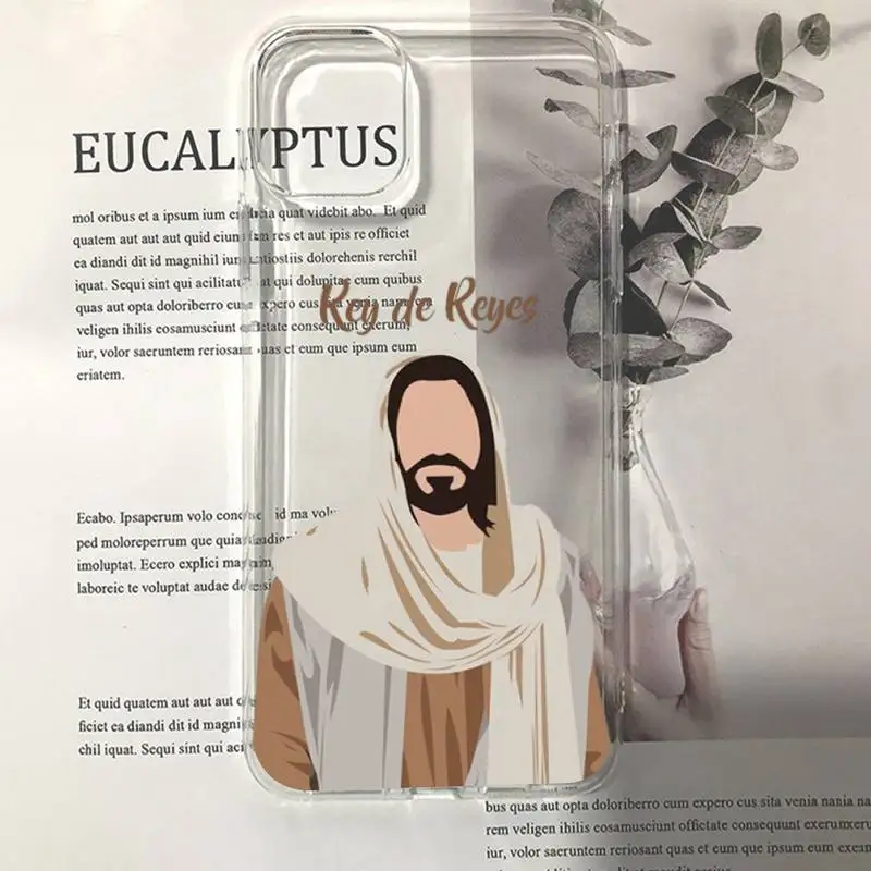 New Faith Christian Religious Jesus Clear Phone Case for iPhone 11 12 13 mini pro XS MAX 8 7 6 6S Plus X 5S SE 2020 XR case