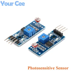 5PCS Optical Sensitive Resistance Light Detection Photosensitive Sensor Module for arduino 4pin DIY Kit