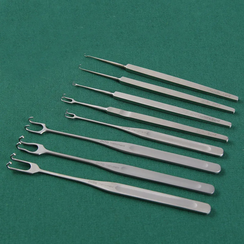 

Shanghai Zhonghe Tiangong Plastic Surgery Hook Double Eyelid Hook Double Ball Skin Eyelid Eye Bag Single Claw Double Claw Hook