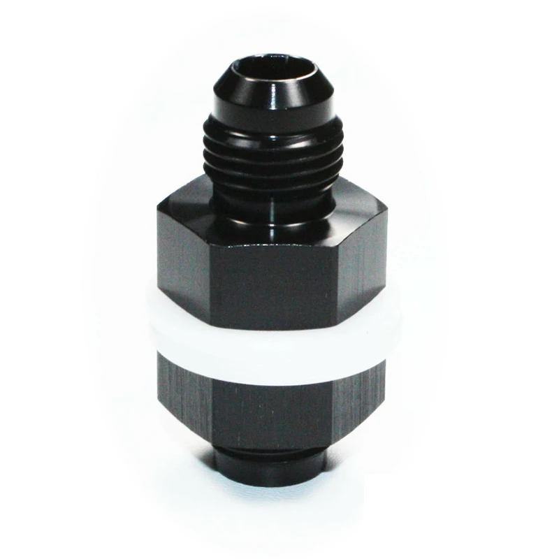 AN6 8AN 10AN 12 AN Flare Fuel Cell Fitting With Washer BLACK