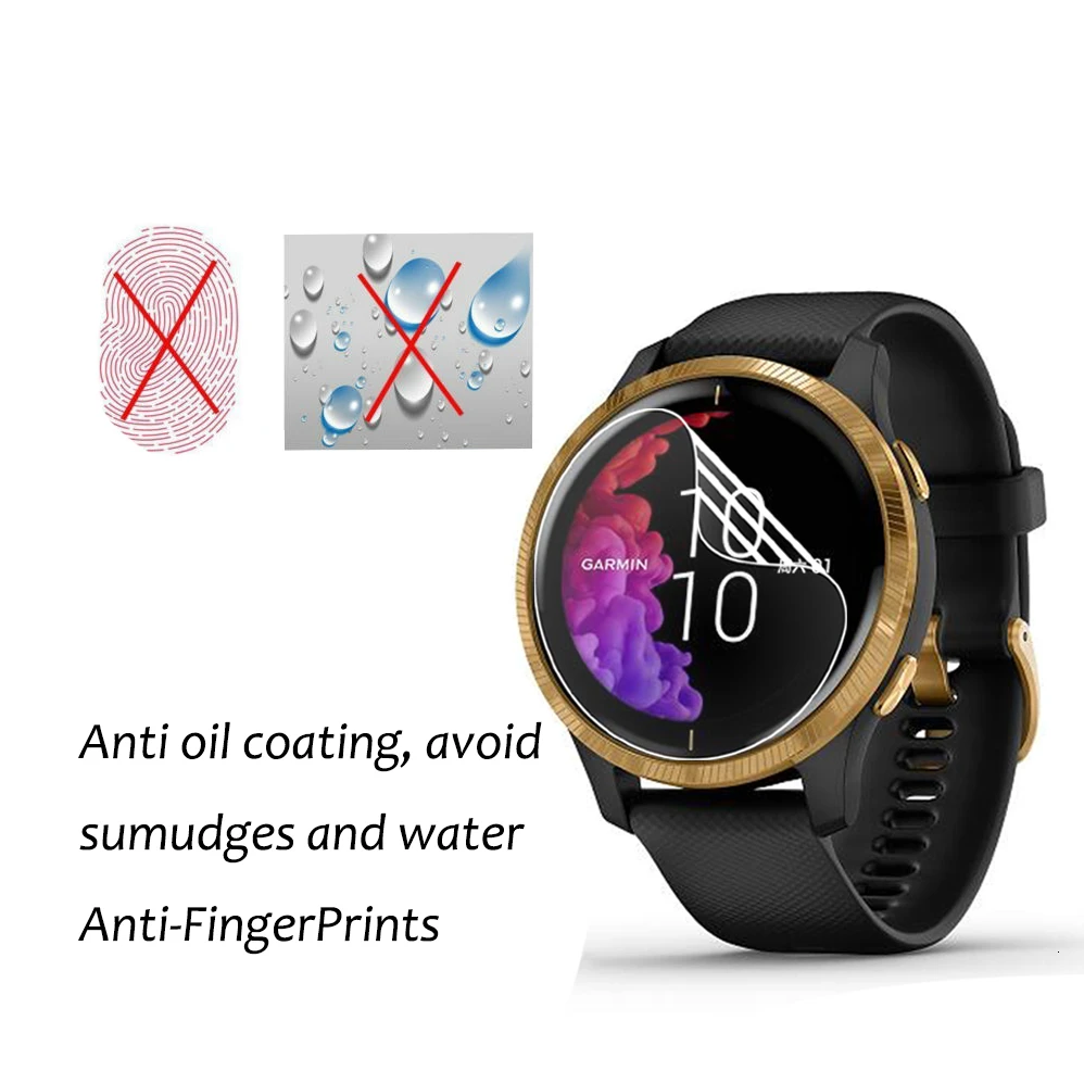 Idrogel Trasparente Protettiva Pellicola Della Protezione di Protezione Per Garmin Venu Smart Orologio Smartwatch Completa Dello Schermo Della Copertura Della Protezione