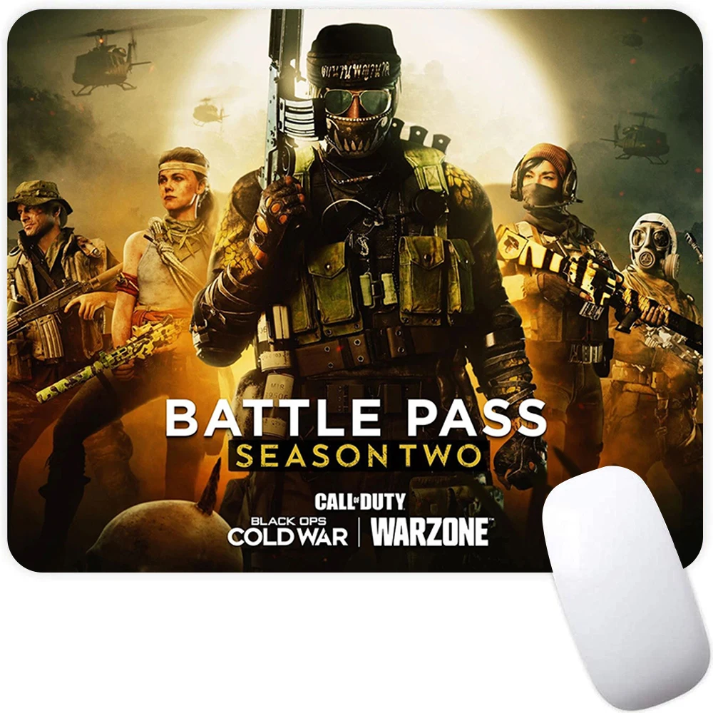 لوحة ماوس ألعاب صغيرة، لوحة ماوس للكمبيوتر، حصيرة ماوس للكمبيوتر المحمول، لوحة ماوس للكمبيوتر المحمول Call of Duty Black Ops Cold War Keyboard Mat Desk Pad