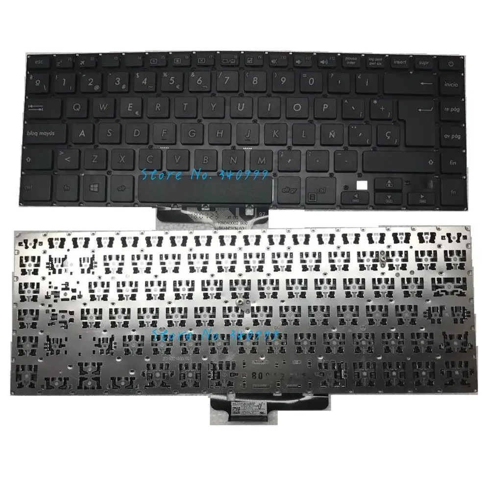 

Spanish keyboard For ASUS Pro15 S15 S510U S510UA S5100UQ F510UA UK505B U5100UQ