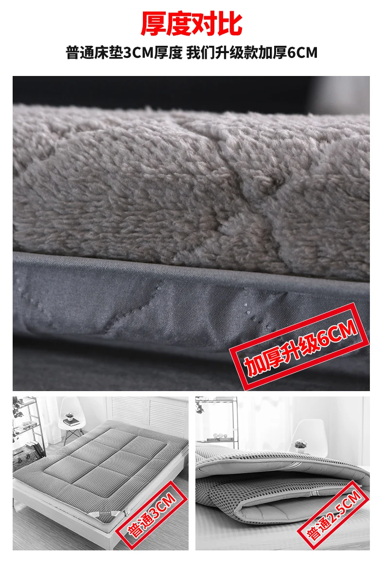 Floor Tatami Keep Warm In Winter Mattresses Student Dormitory Foldable Mats King Queen Twin Full Size Bed Product