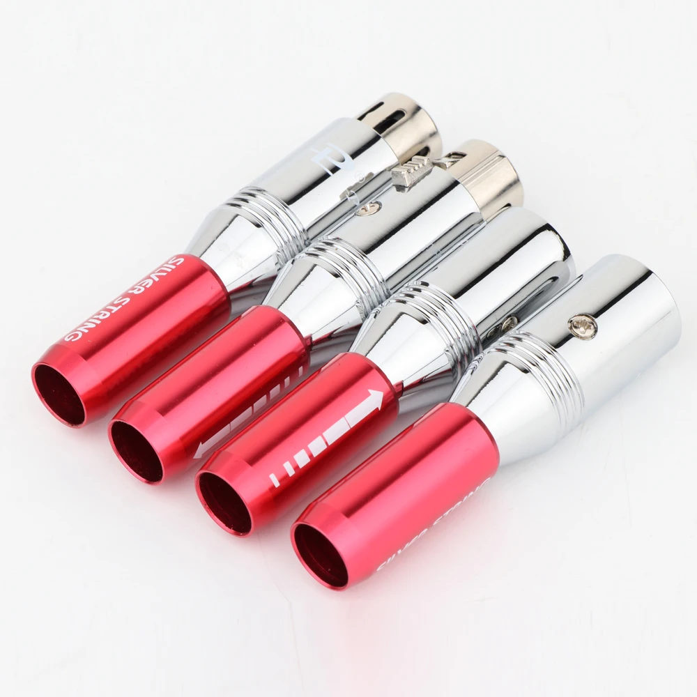 

Pailiccs Silver Plated XLR Balanced Plug Male Female XLR Plug HiFi Audio XLR Balanced Cable Plug ConnectorCable Plug