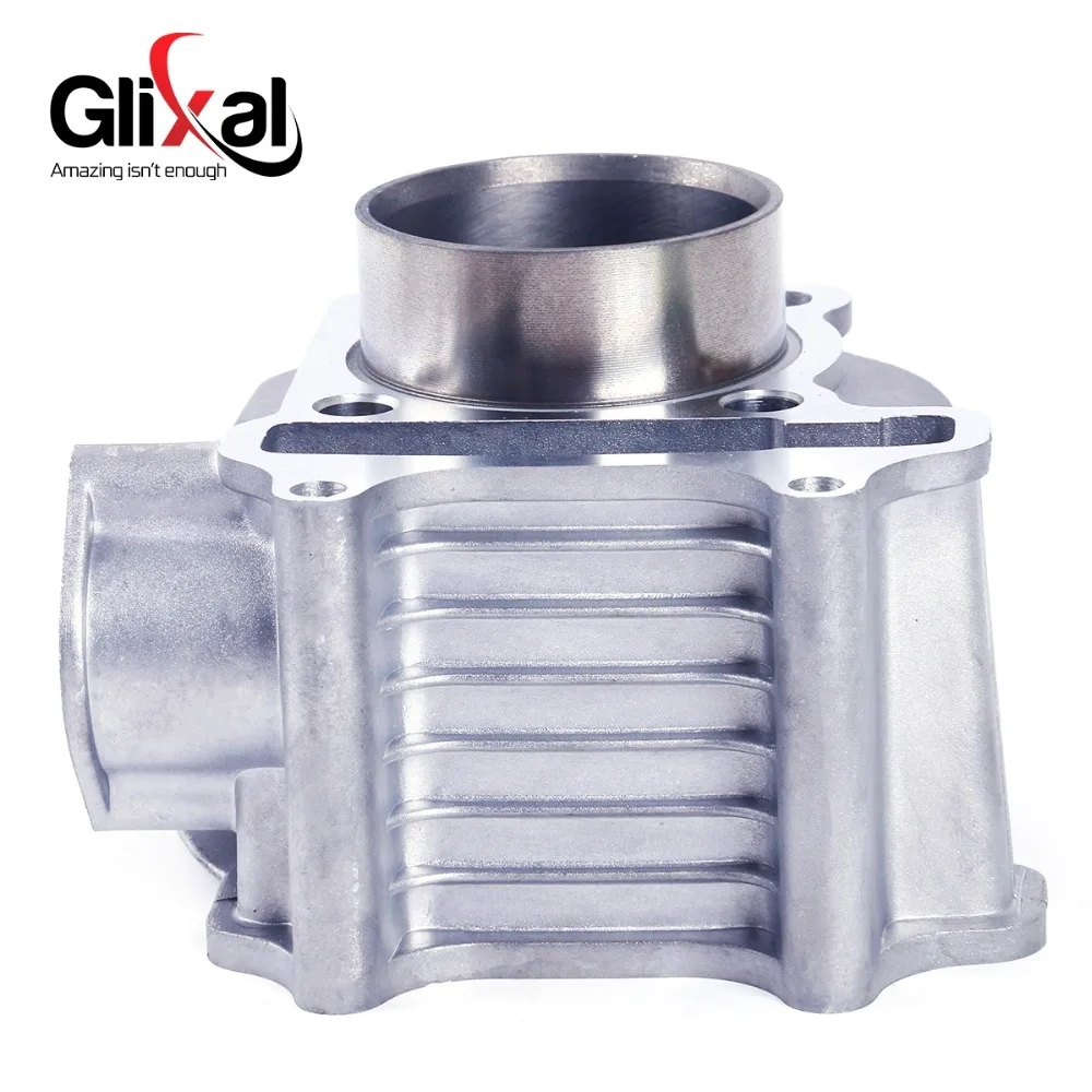 Glixal GY6 125cc 152QMI 4-stroke Chinese Scooter 52.4mm Cylinder Block for JONWAY,BASHAN,ZNEN,ROKETA,TANK,BMS Moped ATV Go-Kart