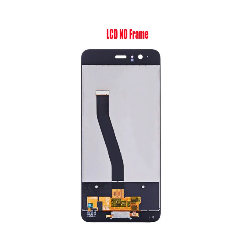 For HUAWEI P10 VTR L29 AL00 TL00 L09 LCD screen assembly with front case touch glass, Black white