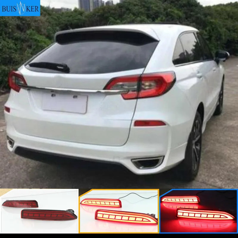 

2PCS LED Reflector For Honda AVANCIER 2017-2020 Rear Bumper Tail Light Driving Lamp Turn Signal Lamp Rear fog lamp