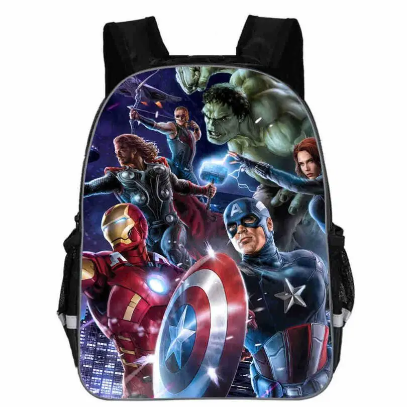 11-16-inch bag Mochilas Avengers backpack For Teenage Boys Children School Bags Heroes Cartoon Backpack Captin America Bags