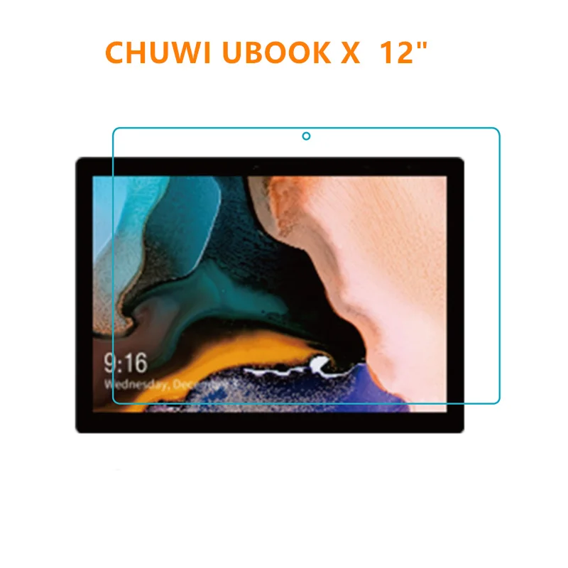 Закаленное стекло 12 дюймов для планшета CHUWI UBOOK X, прозрачное ультратонкое защитное стекло на весь экран 2.5D Edge, твердость 9H