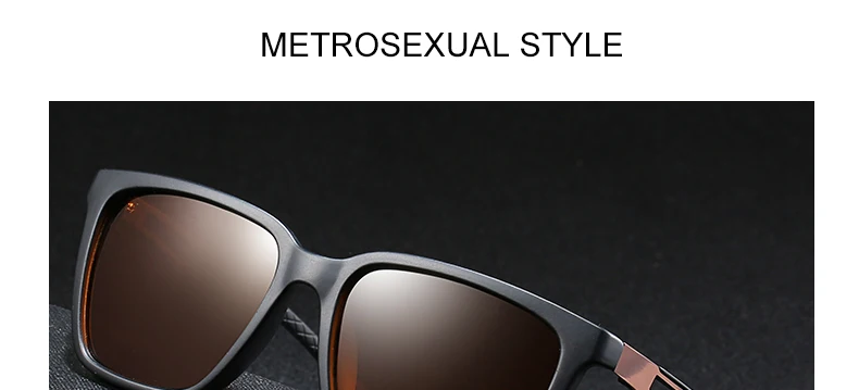 ZENOTTIC Platz Polarisierte Sonnenbrille Männer Marke Design Fahren Sonnenbrille Retro Outdoor Anti-Glare UV400 Brille Shades Brillen – Detail 5