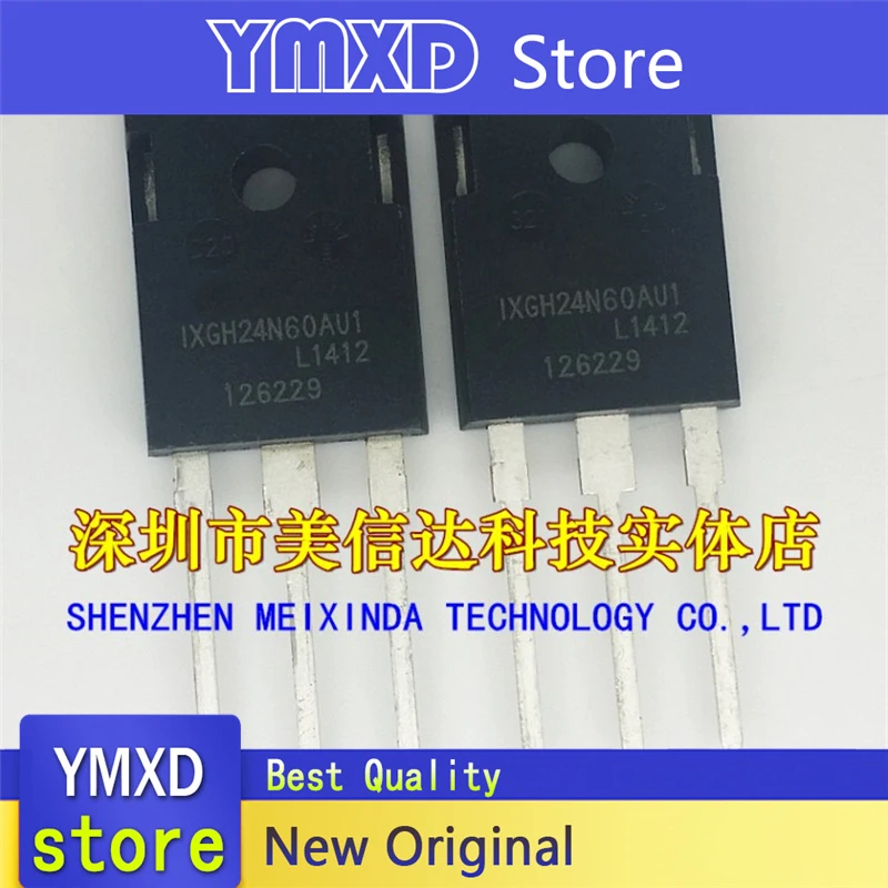 

10pcs/lot New Original 24A600V IXGH24N60AU1 field-effect Tube TO-247 In Stock