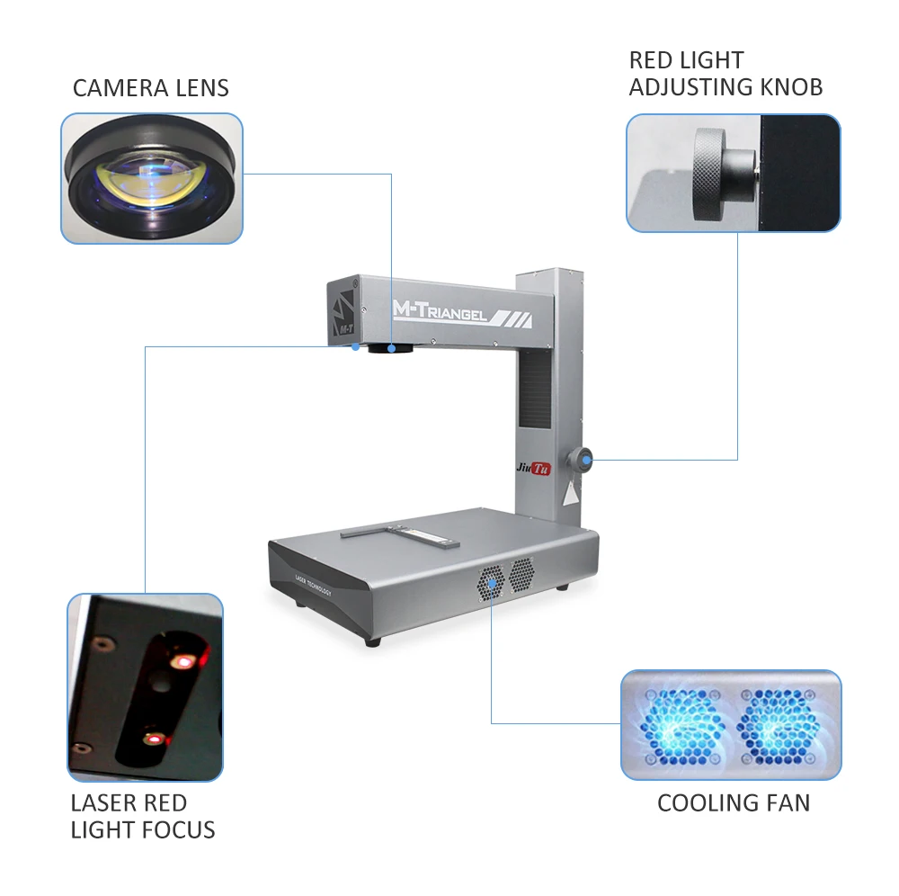 

M-Triangel Laser Cutting Machine For iPhone 12 12Pro Max Back Glass Remover LCD Frame Repair Laser Separating Machine