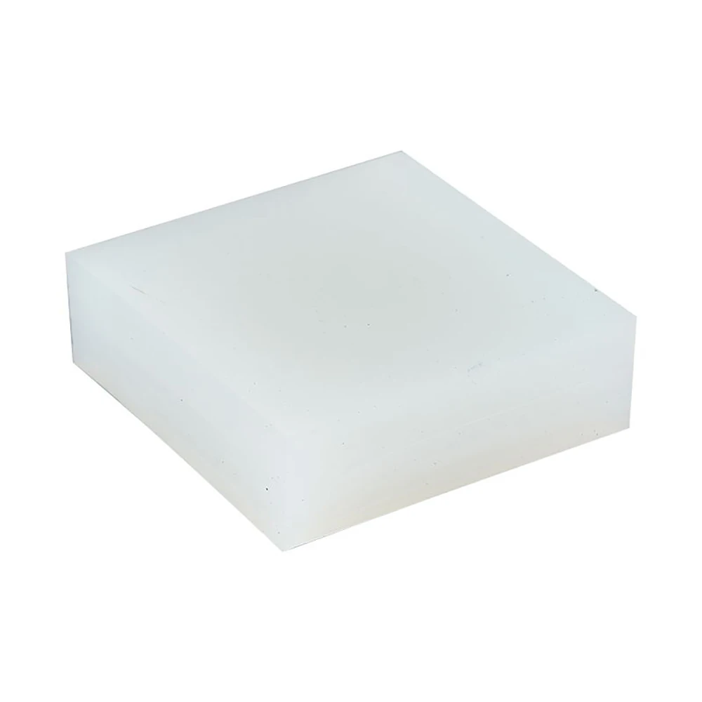 1PCS White Silicone Rubber Sheet Cushioning and Shockproof Pad 100x100/150x150/200x200/20x250/300X300mm thickness1-20mm