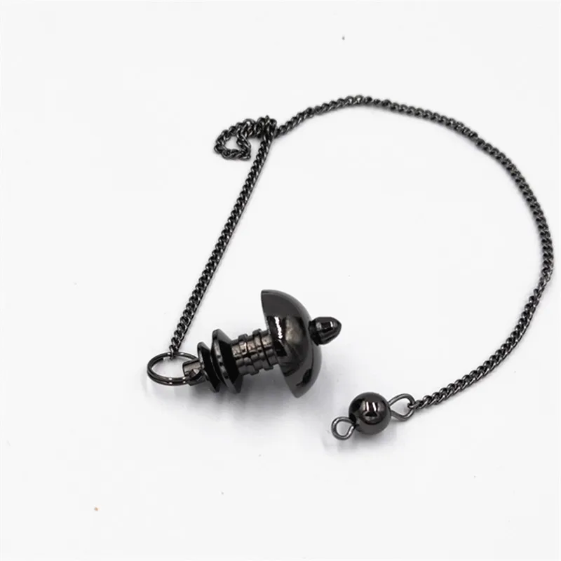 Ya.x Pendulums for Dowsing Wicca Balancing Pointed Cone Pendant Brass Pendulo Divinacion Healing Universal Reiki Charms
