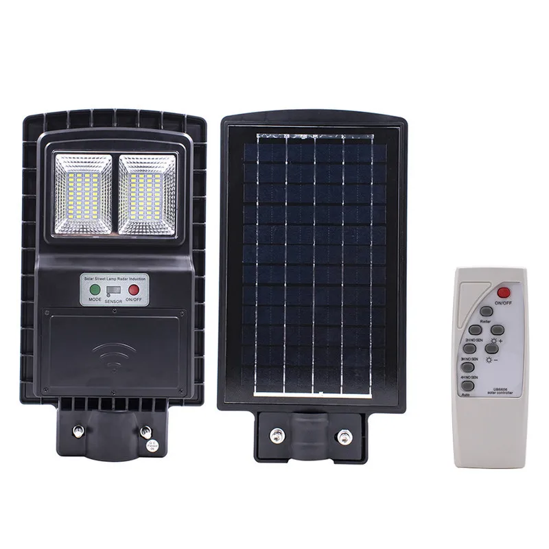 

1PCS 40W LED Solar Wall Lamp Street Light Remote Control Radar Motion Timing Waterproof for Outdoor Garden Yard Street