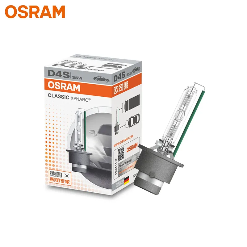 

OSRAM D4S 66440CLC Xenon HID CLASSIC Original Car Xenon Headlight 12V 35W 4200K Standard White Light Auto Germany Lamp, 1x