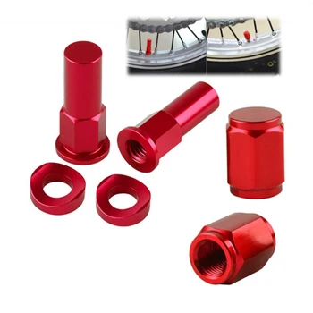 1ชุด Motocross Rim Lock Nut Kit สำหรับ Husqvarna TE FE TC FC 125 250 350 450 Yamaha Honda Suzuki YZ YZF WR CRF RMZ 250 450