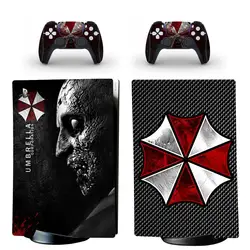umbrella PS5 Digital Edition Skin Sticker Decal Cover for Console and 2 Controllers PS5 Skin Sticker Vinyl