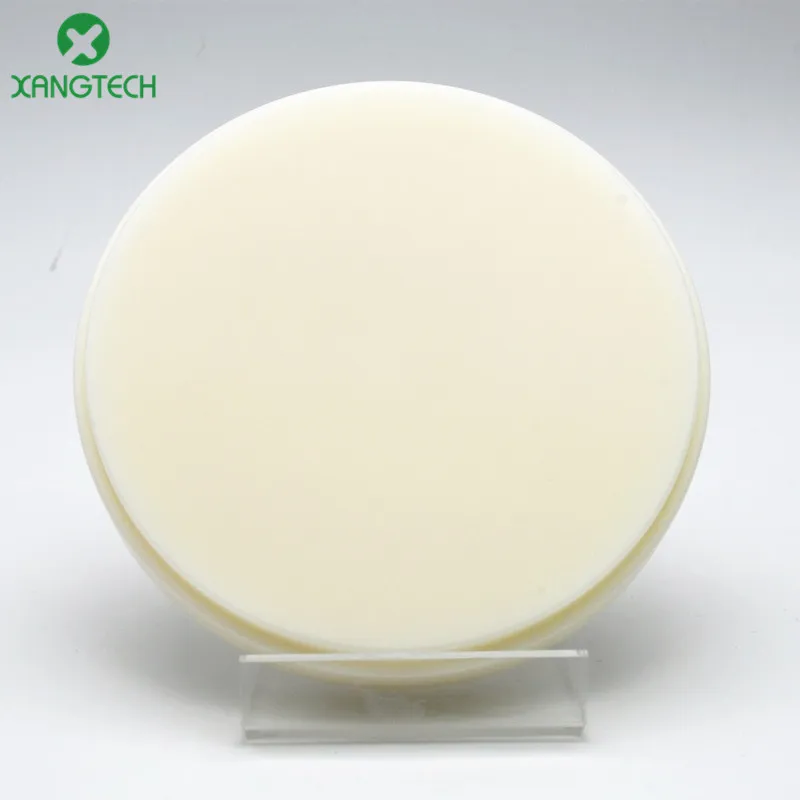 XANGTECH-Cámara de laboratorio Dental CAD 2 piezas 98mm, bloque de cera para tallar dientes, color blanco y verde