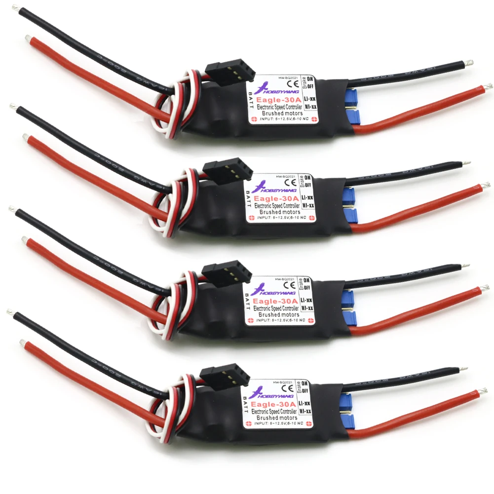 Hobbywing Eagle 30A Brushed ESC W/1A BEC Speed Controller For Brushed Motor For RC Airplane