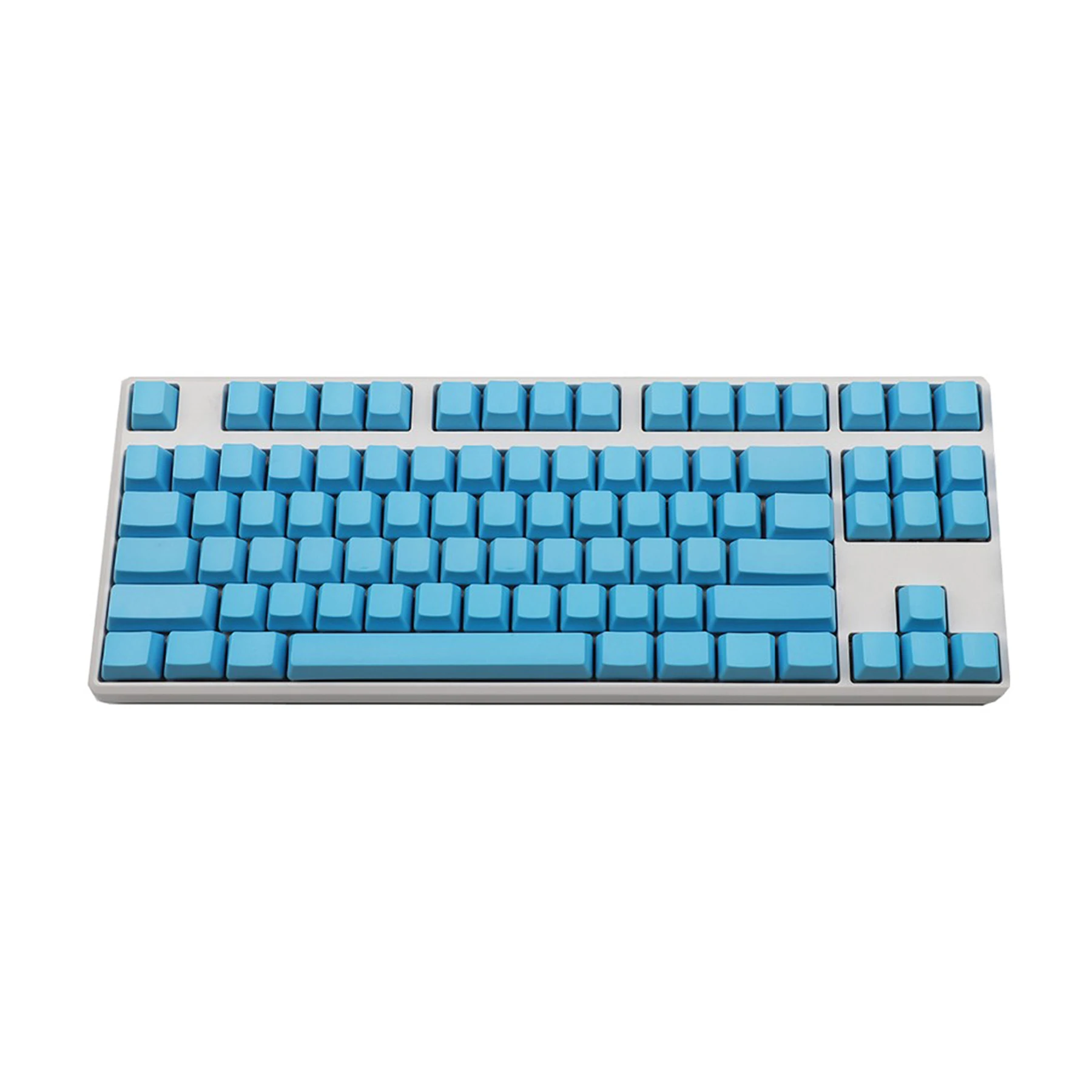 Imagem -02 - Teclas Pbt Grossas para Teclado Mecânico Perfil Oem Ansi Iso 87 Key Gk61x Gk61xs Tkl Gk87 Gk87s Cherry mx Switch