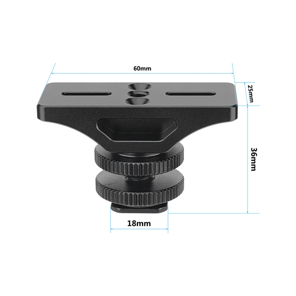 CAMVATE Universal Extension Support With Shoe Adapter & M3 Thread Screw For BlackMagic Micro Signal Converter HDTV To SDI 3G