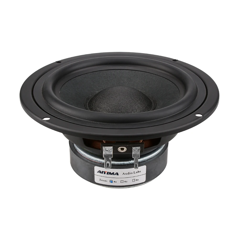 AIYIMA Audio 5.25 Inch 30-50W Woofer Driver 4Ohm 8 Ohm Music Bass Speakers DIY For Home Sound System