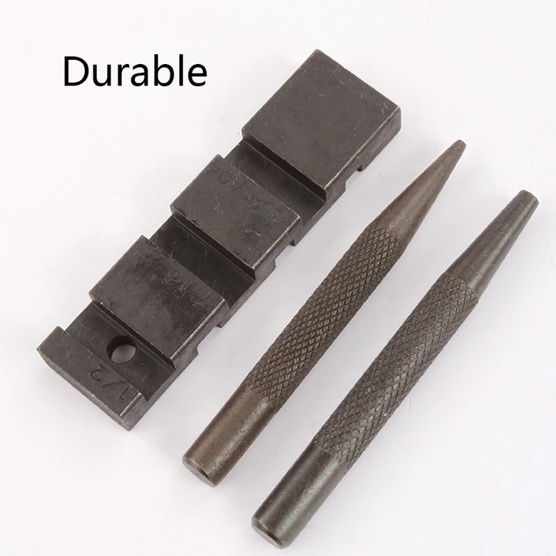 Durevole e facile da usare 6pcs Pocket Chainsaw Chain Punch Breaker Chainsaw Chain repair strumenti in materiale di alluminio